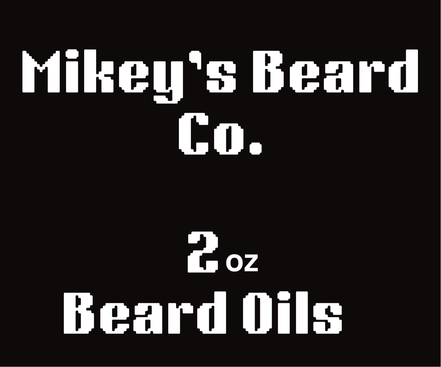 2oz Beard Oils