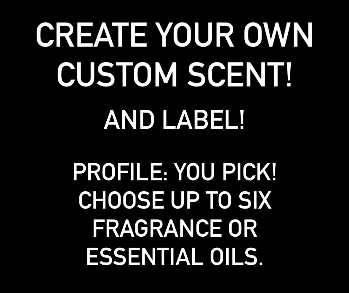 Customs Lab Create your own Scent (1Beard Oil and 1 Beard Butter and 1 Cologne, with custom Logo)